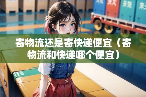 寄物流還是寄快遞便宜（寄物流和快遞哪個便宜）