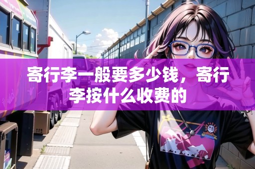 寄行李一般要多少錢，寄行李按什么收費的