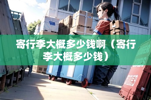 寄行李大概多少錢啊（寄行李大概多少錢）