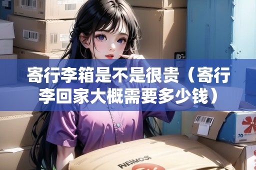 寄行李箱是不是很貴(寄行李回家大概需要多少錢(qián)) 寄行李箱是不是很貴(寄行李回家大概需要多少錢(qián))