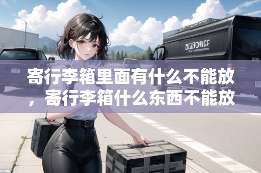 寄行李箱里面有什么不能放，寄行李箱什么東西不能放