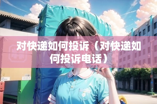 對快遞如何投訴（對快遞如何投訴電話）