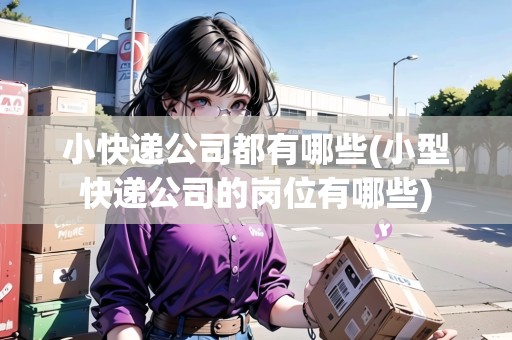 小快遞公司都有哪些(小型快遞公司的崗位有哪些)