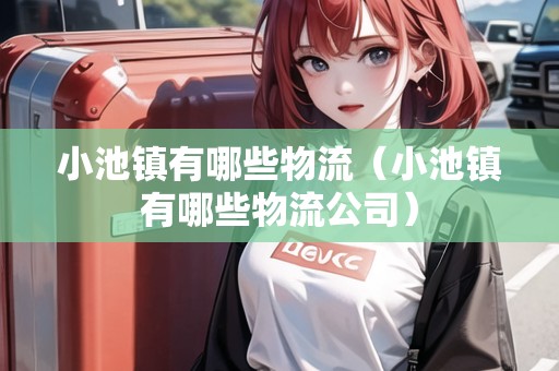 小池鎮(zhèn)有哪些物流（小池鎮(zhèn)有哪些物流公司）