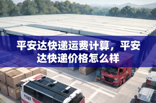 平安達(dá)快遞運(yùn)費(fèi)計(jì)算，平安達(dá)快遞價(jià)格怎么樣