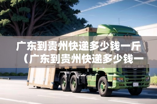 廣東到貴州快遞多少錢一斤（廣東到貴州快遞多少錢一斤運(yùn)費(fèi)）
