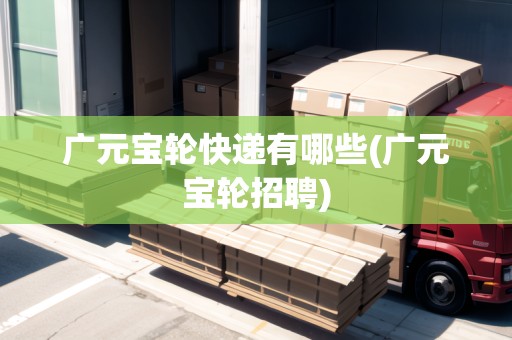 廣元寶輪快遞有哪些(廣元寶輪招聘)
