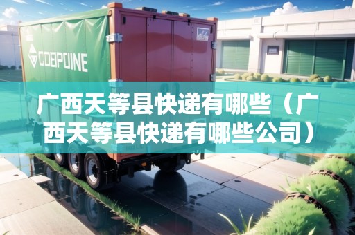 廣西天等縣快遞有哪些（廣西天等縣快遞有哪些公司）