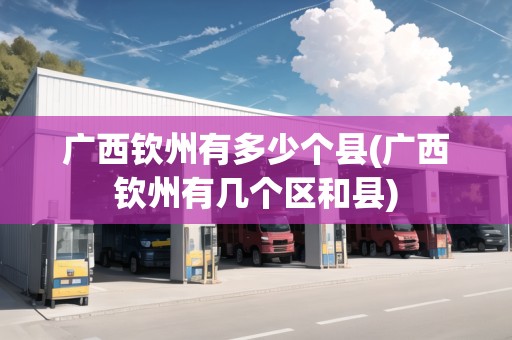 廣西欽州有多少個縣(廣西欽州有幾個區(qū)和縣)