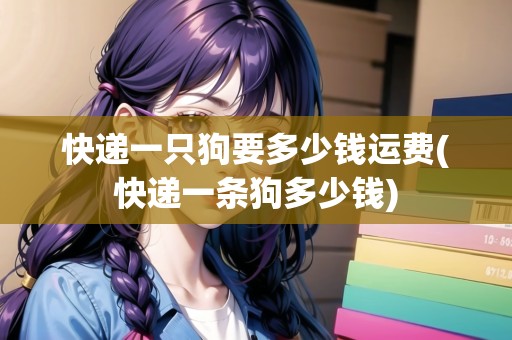 快遞一只狗要多少錢運(yùn)費(fèi)(快遞一條狗多少錢)