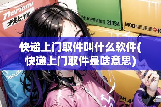 快遞上門取件叫什么軟件(快遞上門取件是啥意思)