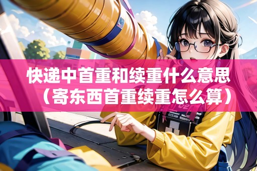 快遞中首重和續(xù)重什么意思（寄東西首重續(xù)重怎么算）