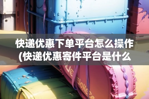 快遞優(yōu)惠下單平臺怎么操作(快遞優(yōu)惠寄件平臺是什么平臺)