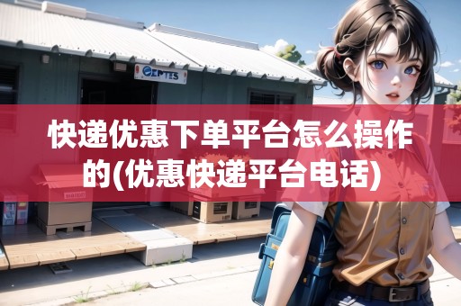 快遞優(yōu)惠下單平臺怎么操作的(優(yōu)惠快遞平臺電話)