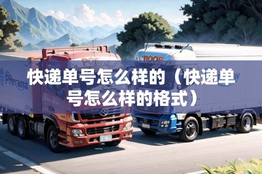 快遞單號怎么樣的（快遞單號怎么樣的格式）