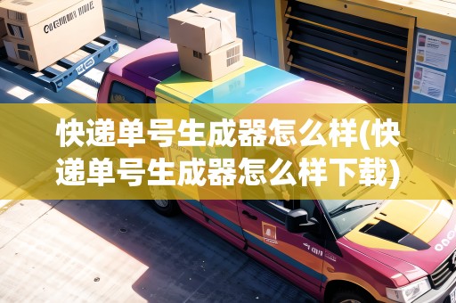 快遞單號生成器怎么樣(快遞單號生成器怎么樣下載)
