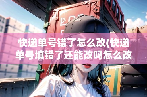 快遞單號(hào)錯(cuò)了怎么改(快遞單號(hào)填錯(cuò)了還能改嗎怎么改)