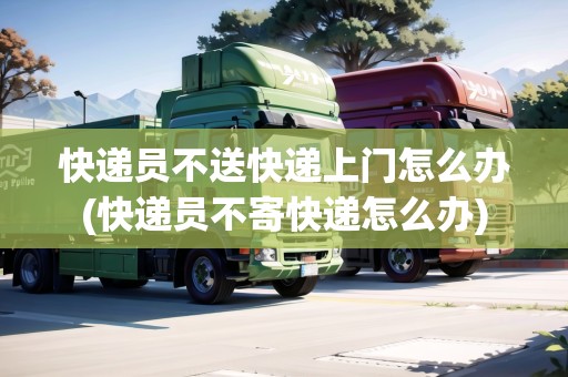 快遞員不送快遞上門怎么辦(快遞員不寄快遞怎么辦)