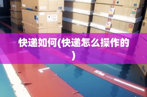 快遞如何(快遞怎么操作的)