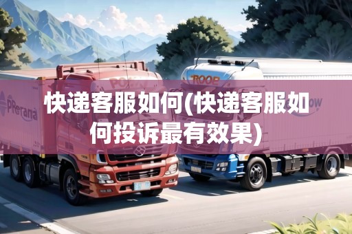 快遞客服如何(快遞客服如何投訴最有效果)