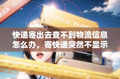 快遞寄出去查不到物流信息怎么辦，寄快遞突然不顯示物流