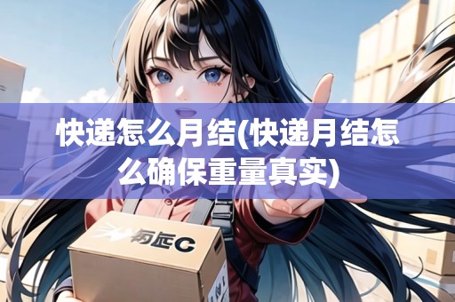 快遞怎么月結(jié)(快遞月結(jié)怎么確保重量真實) 快遞怎么月結(jié)(快遞月結(jié)怎么確保重量真實)