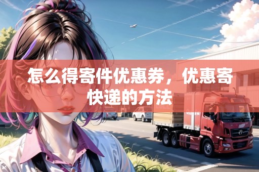 怎么得寄件優(yōu)惠券，優(yōu)惠寄快遞的方法