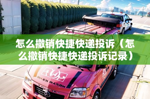 怎么撤銷快捷快遞投訴（怎么撤銷快捷快遞投訴記錄）