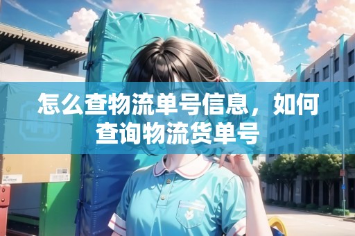 怎么查物流單號(hào)信息，如何查詢物流貨單號(hào)
