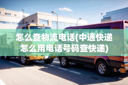 怎么查物流電話(中通快遞怎么用電話號(hào)碼查快遞)