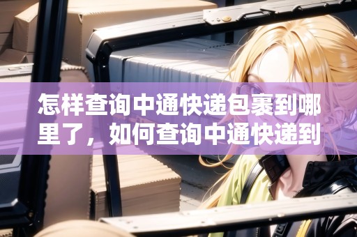 怎樣查詢中通快遞包裹到哪里了，如何查詢中通快遞到哪里了