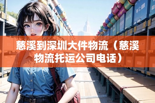 慈溪到深圳大件物流(慈溪物流托運公司電話) 慈溪到深圳大件物流(慈溪物流托運公司電話)