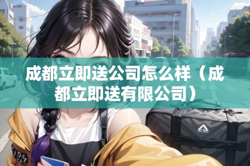 成都立即送公司怎么樣（成都立即送有限公司）