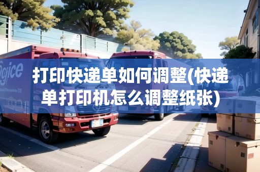 打印快遞單如何調(diào)整(快遞單打印機怎么調(diào)整紙張)