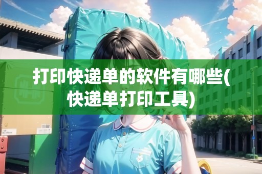 打印快遞單的軟件有哪些(快遞單打印工具)