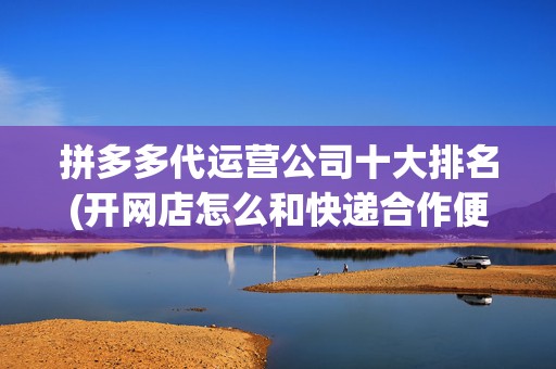 拼多多代運(yùn)營(yíng)公司十大排名(開網(wǎng)店怎么和快遞合作便宜) 拼多多代運(yùn)營(yíng)公司十大排名(開網(wǎng)店怎么和快遞合作便宜)