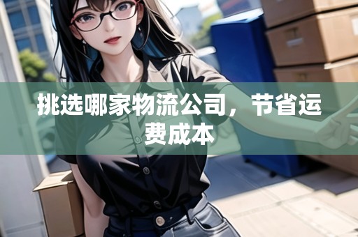挑選哪家物流公司，節(jié)省運(yùn)費(fèi)成本