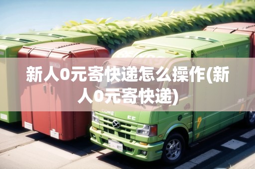新人0元寄快遞怎么操作(新人0元寄快遞)