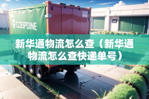 新華通物流怎么查（新華通物流怎么查快遞單號）