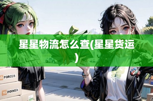 星星物流怎么查(星星貨運)