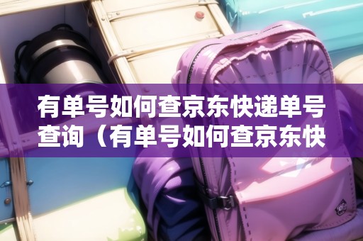 有單號(hào)如何查京東快遞單號(hào)查詢（有單號(hào)如何查京東快遞單號(hào)查詢物流信息）