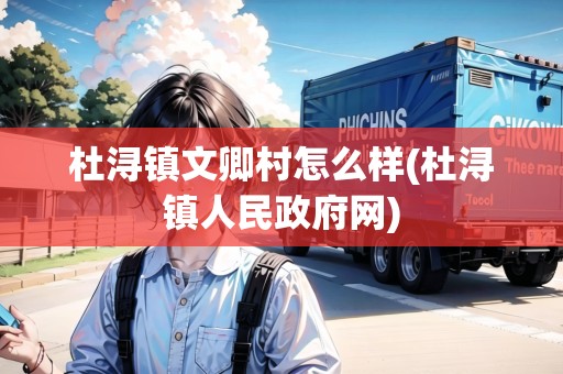 杜潯鎮(zhèn)文卿村怎么樣(杜潯鎮(zhèn)人民政府網(wǎng))
