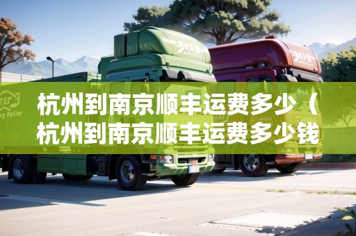 杭州到南京順豐運費多少（杭州到南京順豐運費多少錢）