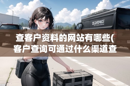 查客戶資料的網(wǎng)站有哪些(客戶查詢可通過什么渠道查詢)
