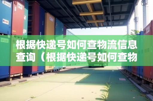 根據(jù)快遞號如何查物流信息查詢（根據(jù)快遞號如何查物流信息查詢單號）