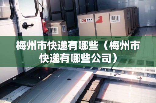 梅州市快遞有哪些（梅州市快遞有哪些公司）