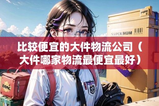 比較便宜的大件物流公司（大件哪家物流最便宜最好）
