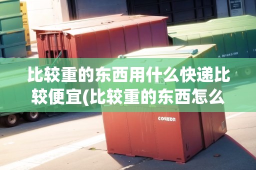 比較重的東西用什么快遞比較便宜(比較重的東西怎么寄最劃算)
