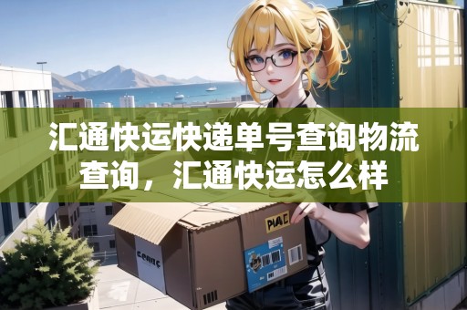 匯通快運快遞單號查詢物流查詢，匯通快運怎么樣
