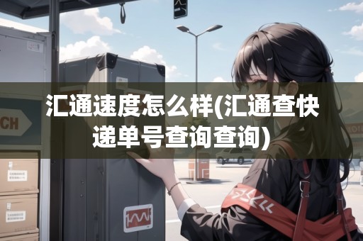 匯通速度怎么樣(匯通查快遞單號(hào)查詢查詢)